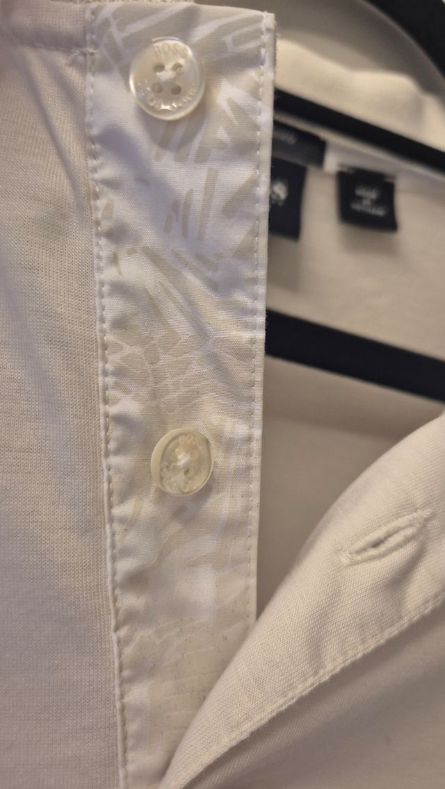 Polo Hugo Boss blanco Talla L