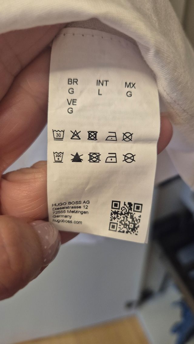 Polo Hugo Boss blanco Talla L