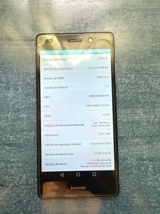 Huawei P8 Lite - móvil negro