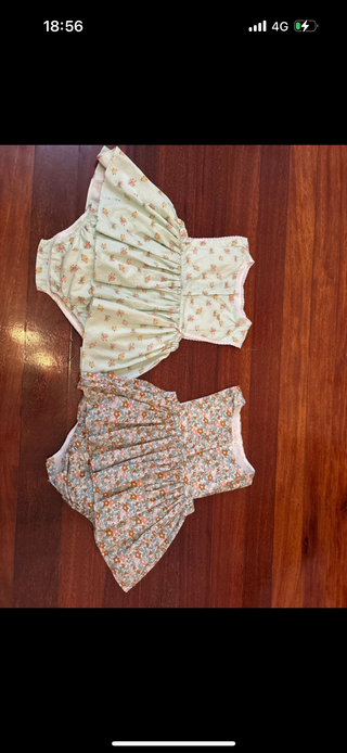 2 Ranitas bebé - Flores