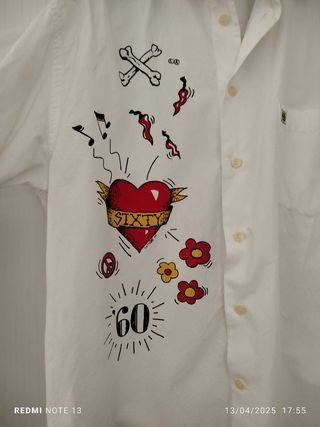 Camicia SIXTY vintage 80  uomo Tg L