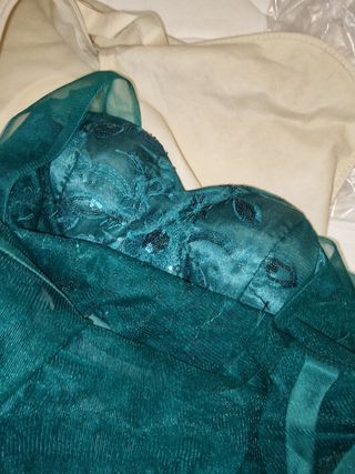 Vestido ceremonia verde