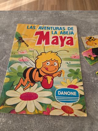 Coleccion Álbum de Cromos Abeja Maya Danone 1977