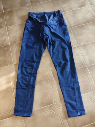 Leggins premamá azules