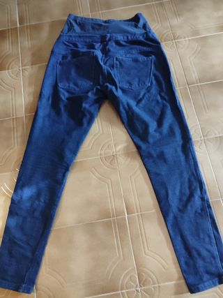 Leggins premamá azules