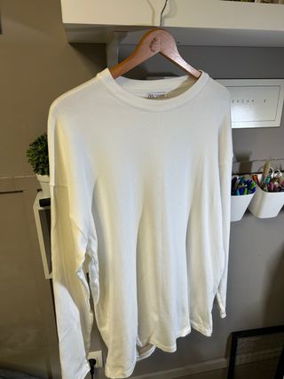 Camisa blanca Zara - Talla XL