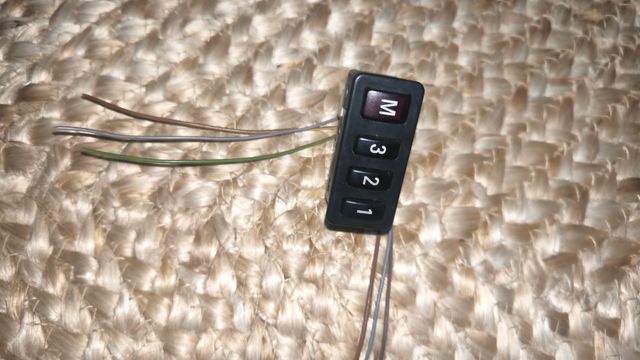 Botón memorias asientos BMW