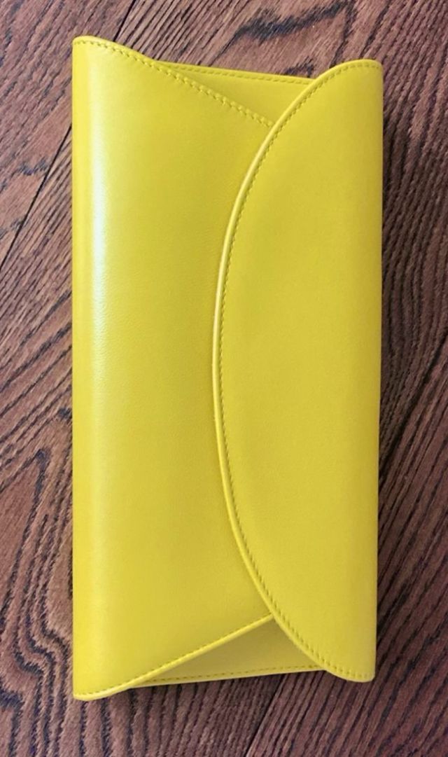 Bolso L.K.Bennett de cuero amarillo