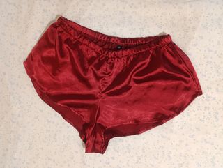 Pantalones pijama satinado rojos 