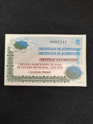 Moneda Plata 2000 Ptas 1999 Barcelona 