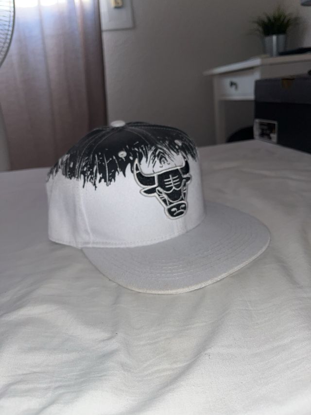 Gorra New Era Bulls blanco-negro