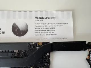 Placa lógica MacBook Pro 15" Retina A1398