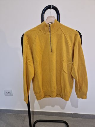 Maglione col senape in cashmere