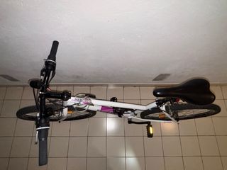 Bicicleta montaña blanca