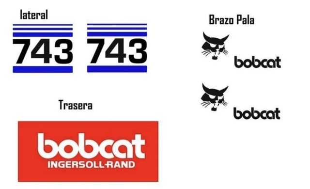 Kit Adhesivos Bobcat 743