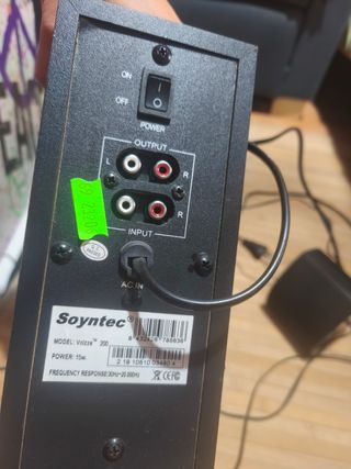 Altavoces 2.1 Soynec negros