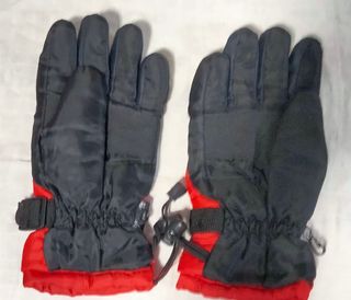 Guantes nieve hombre - rojos y negros