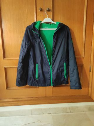 Chaqueta niño 11-12 años azul-verde