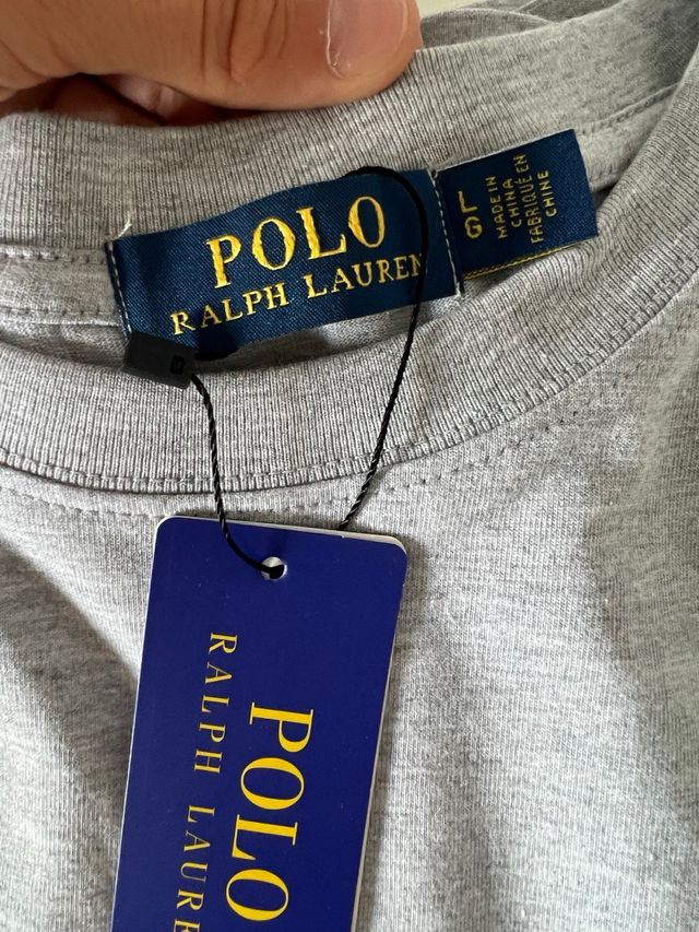 Camiseta Polo Ralph Lauren Gris