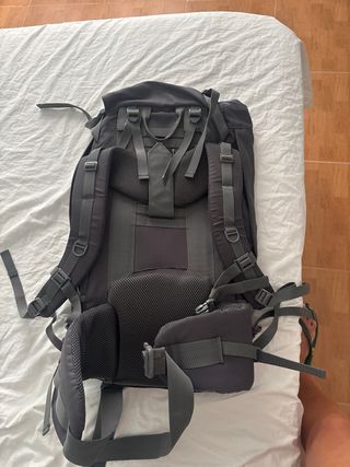 Mochila Boomerang Aracar 55 - Negra/Azul