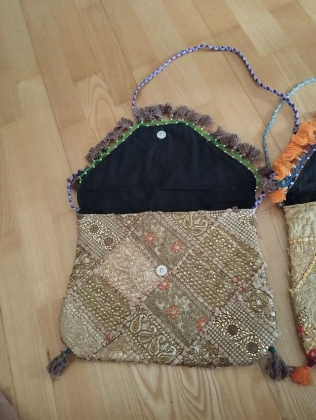 Dos Bolsos bandolera vintage (x2)