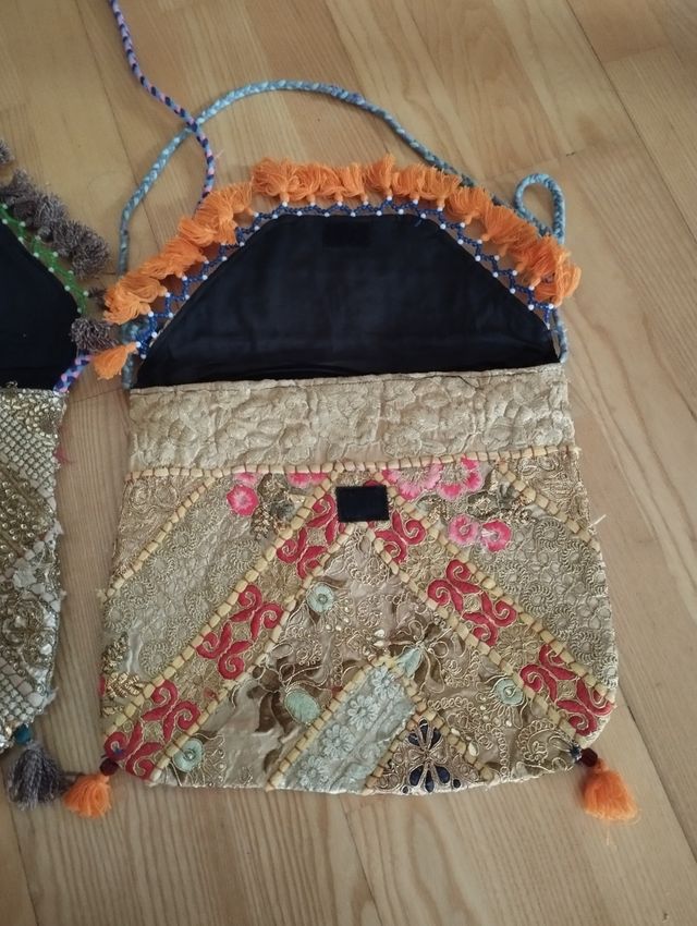 Dos Bolsos bandolera vintage (x2)