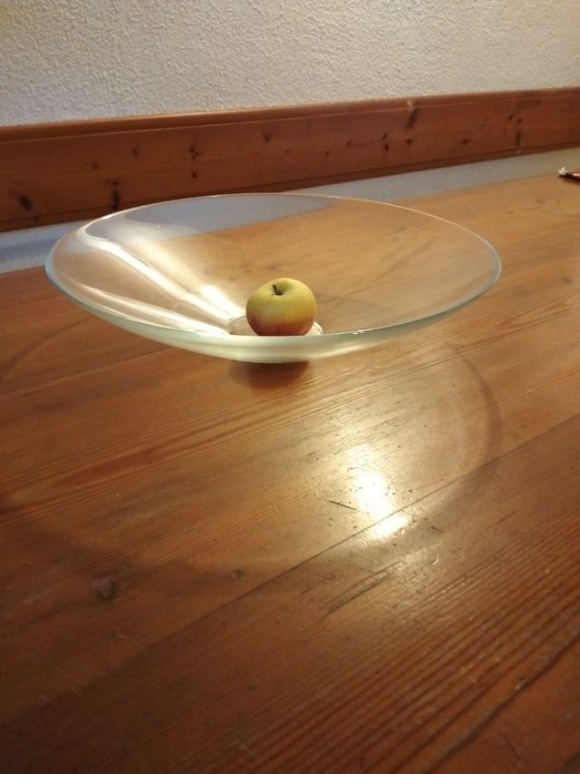 Fruttiera vetro trasparente 