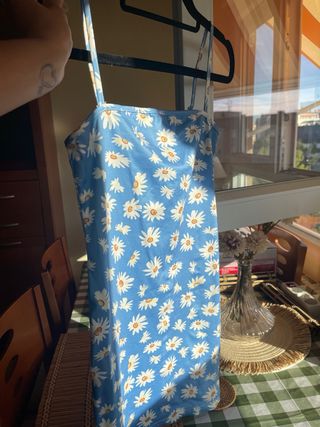 Vestido flores azul - NUEVO