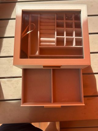 Joyero blanco | organizador de joyas