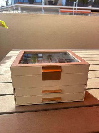 Joyero blanco | organizador de joyas