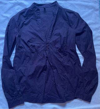 Camicia Blu Manica Lunga