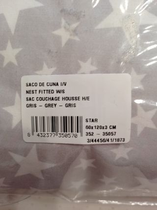 Saco de cuna bebé Cambrass
