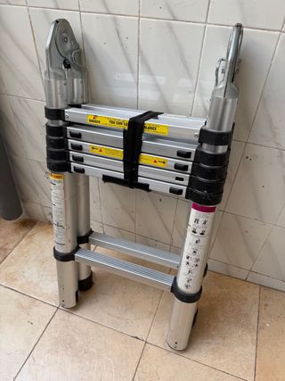 Escalera telescópica aluminio 4m