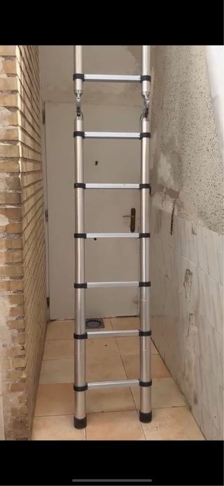 Escalera telescópica aluminio 4m