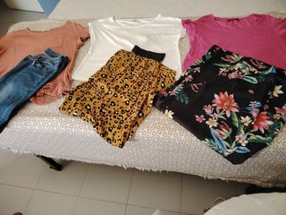 3 blusas+3 pantalones. Ropa mujer