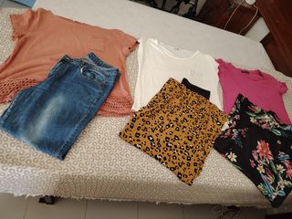 3 blusas+3 pantalones. Ropa mujer