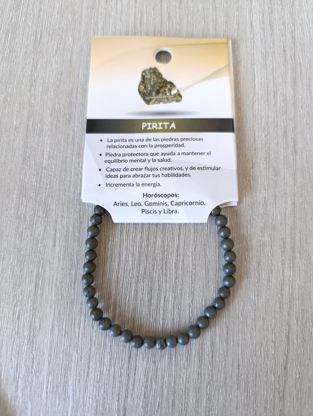 Pulsera Pirita - Piedras naturales