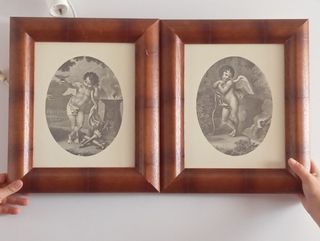 3 Cuadros Ángeles - Vintage