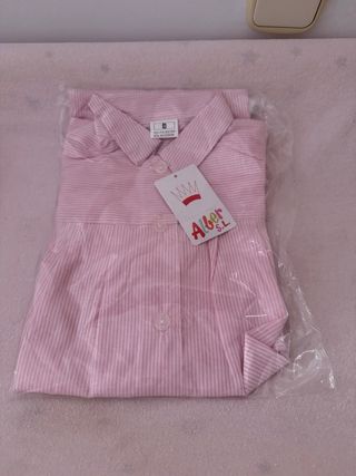 Babi escolar niña talla 4 rosa 