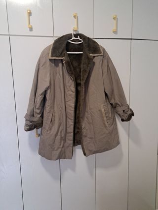 Chaqueta beige-marrón