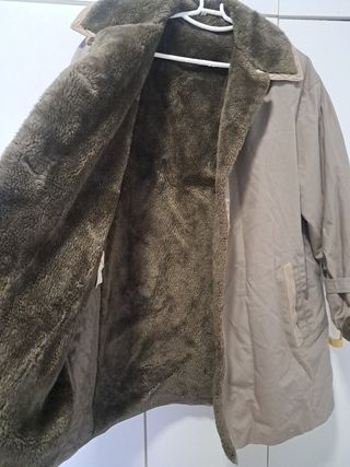 Chaqueta beige-marrón