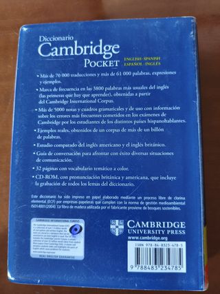 Diccionario Bilingüe Cambridge Spanish-English ...