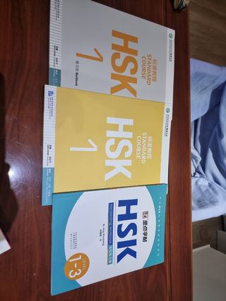 Libros para preparación del HSK1 de Chino