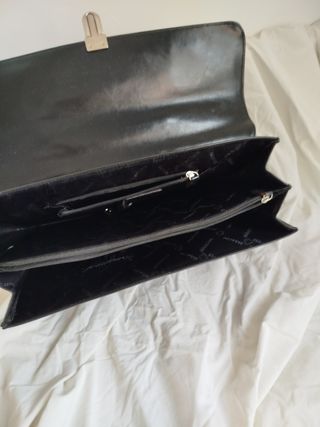 Maletín Abbacino piel negra NUEVO