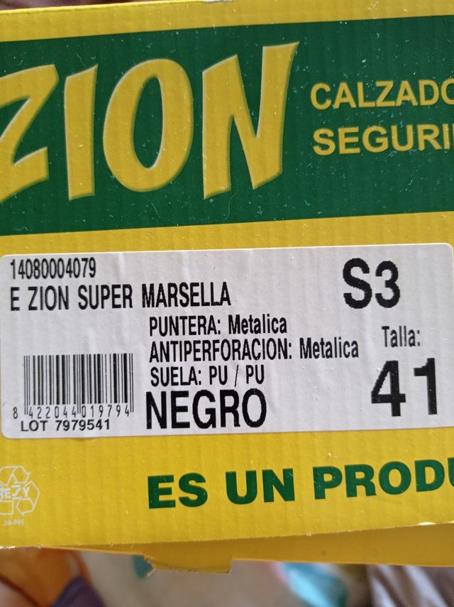 Zapatos seguridad Zion - Piel