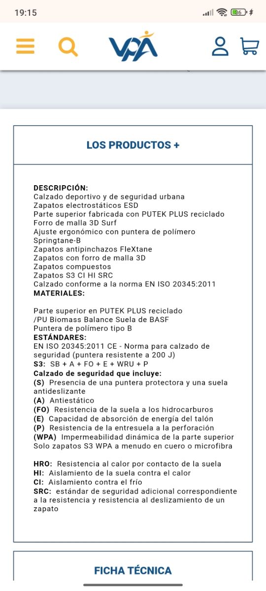 Zapatos Jallatte S3 ¡¡ 135€ en Amazon !!