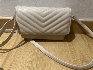 Bolso bandolera beige