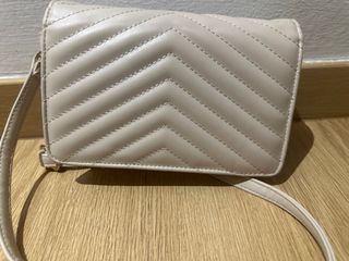 Bolso bandolera beige
