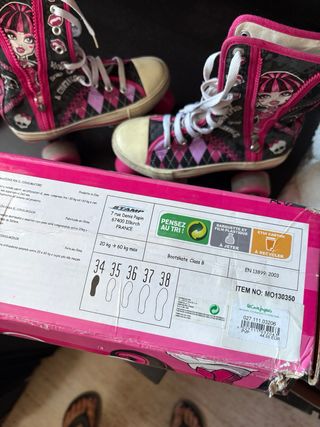 Patines Monster High 4 ruedas