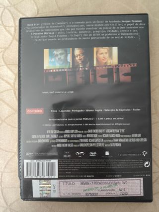DVD Se7en - 7 Pecados Mortais